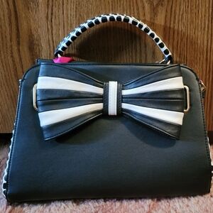 Betsey Johnson bow satchel